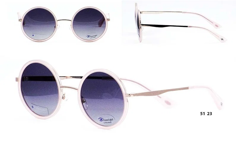 Ochelari de soare pentru femei BIM 0209 c2 Moonlight, ramă auriu și transparent