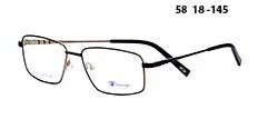 Ramă de ochelari TYM 0303 c1 Moonlight cu montură integrală din titan, vedere laterală