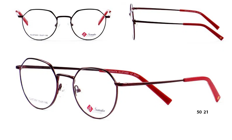Rame de ochelari GLST 0681 c2 Sonata în nuanță claret