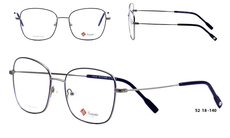Rame de ochelari BIST 0698 c3 Sonata pentru femei, navy blue și argintiu
