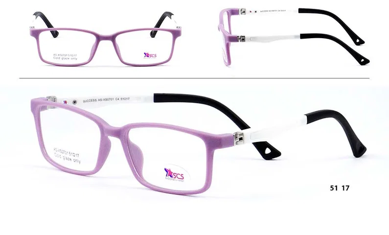 Rame de ochelari pentru copii AS XS 0701 c4 Success, violet și alb