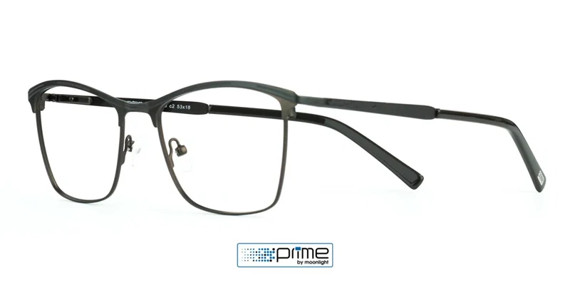 TWP 1445 c2 Prime, ramă de ochelari neagră și maro