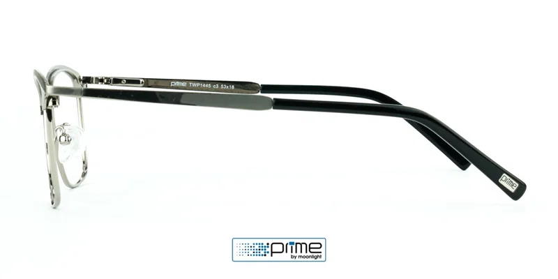 Detaliu ramă de ochelari TWP 1445 c3 Prime, culoare argintie