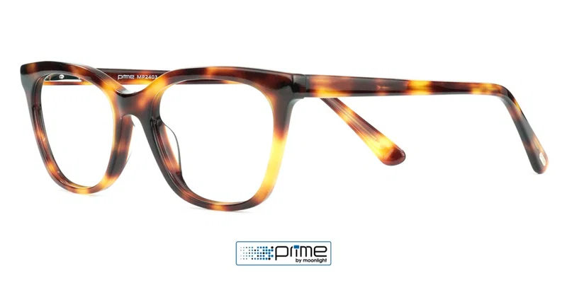 Rama de ochelari MP 2403 c3 Prime pentru femei, maro și galben, vedere frontală