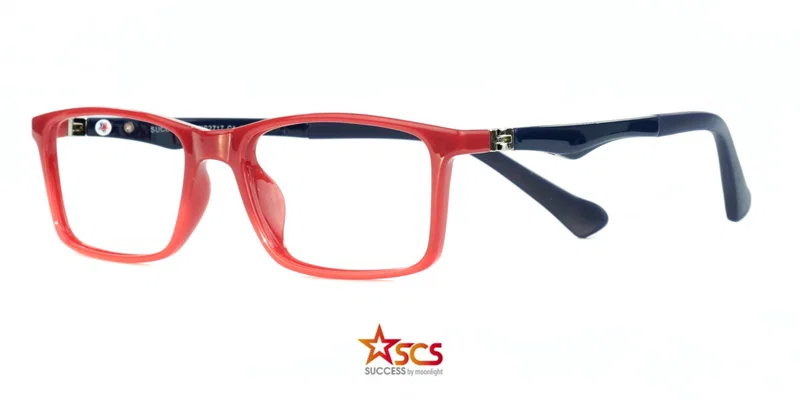 Rama de ochelari pentru copii BH XS 2717 c1 Success bleumarin și roșu, vedere frontală