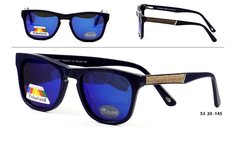 Ochelari de soare pentru bărbați RM 8912c2 Moonlight, ramă bleumarin