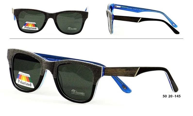 Ochelari de soare damă RM 8920c3 Moonlight, ramă neagră și gunmetal