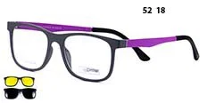 Ramă XP 9423 c5 Prime clip-on pentru bărbați, culoare violet