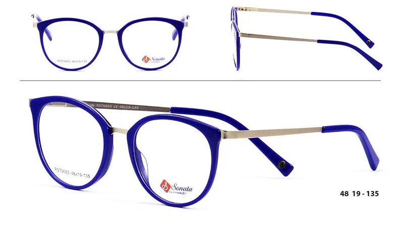 Rama metalică full rim RST 9663 c2 Sonata, vedere frontală