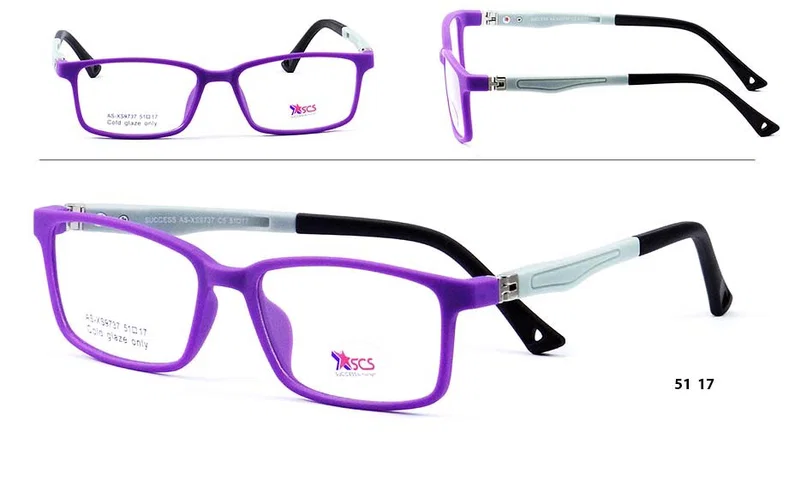 Rame ochelari copii AS XS 9737 c5 Success în culori grafit și violet