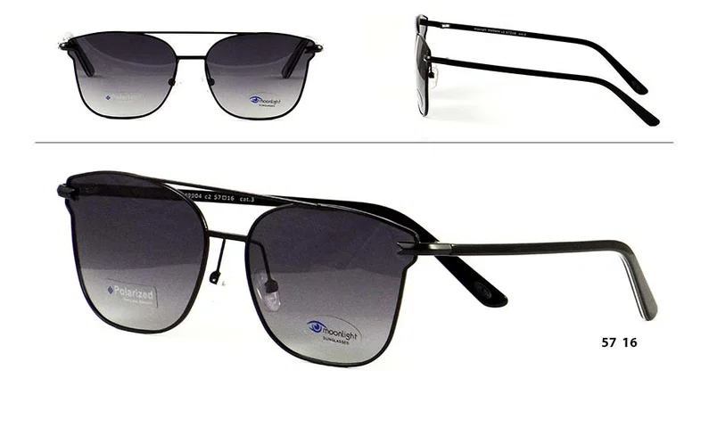 Vedere laterală a ochelarilor de soare negri RM 9904 c2 Moonlight
