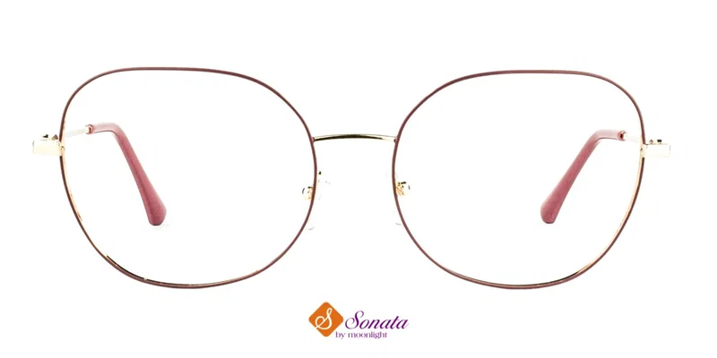 Ramă metalică integrală ST 0018 c2 Sonata, combinație auriu-violet