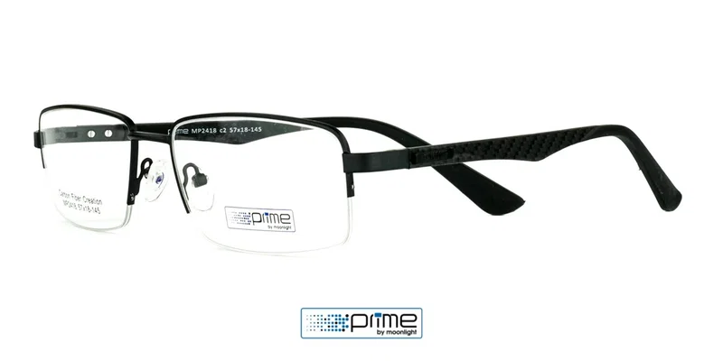 Ramă de ochelari MP 2418 c2 Prime neagră, vedere frontală