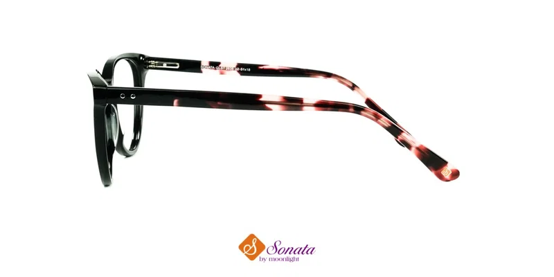 Rame de ochelari GLST 2638 c2 Sonata, detaliu ramă neagră și maro