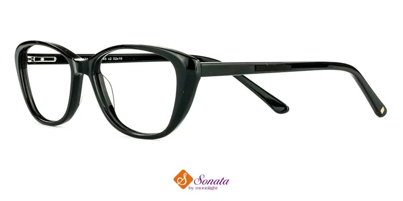 Rame de ochelari GLST 2645 c2 Sonata negre, vedere frontală