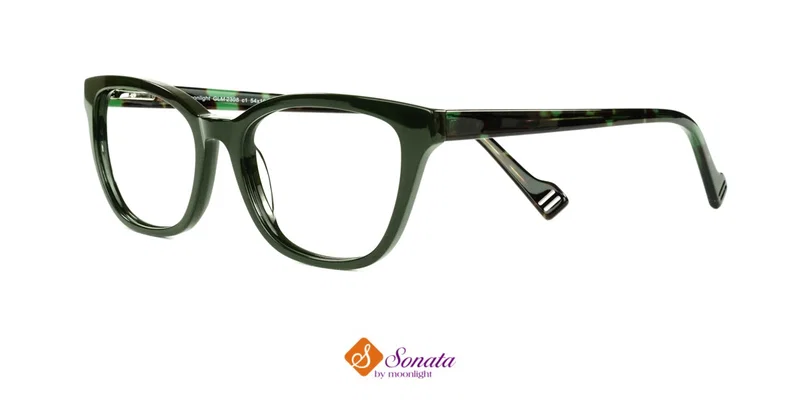 Ramă de ochelari GLM 2308 c1 Moonlight neagră, vedere frontală