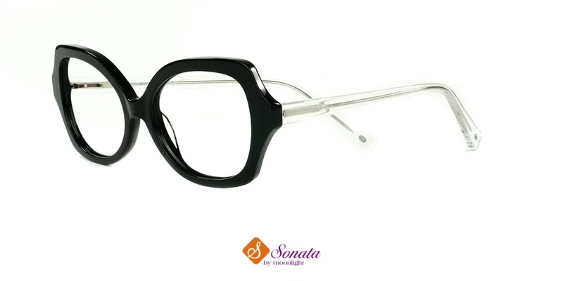 Rame de ochelari GLM 2310 c2 Moonlight negre, vedere frontală