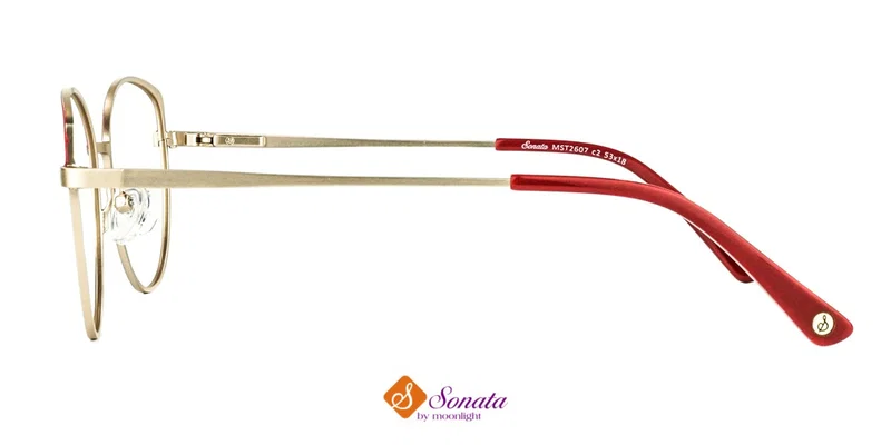MST 2607 c2 Sonata, detaliu ramă de ochelari metalică