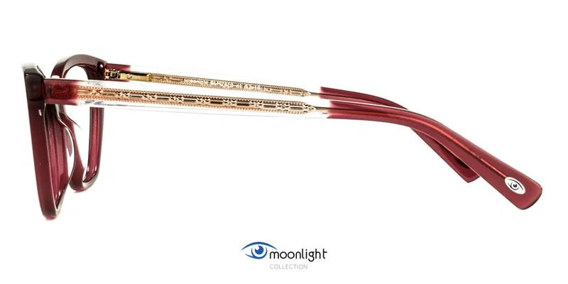 Model Moonlight BLM 2313 c1 în nuanță claret, vedere laterală