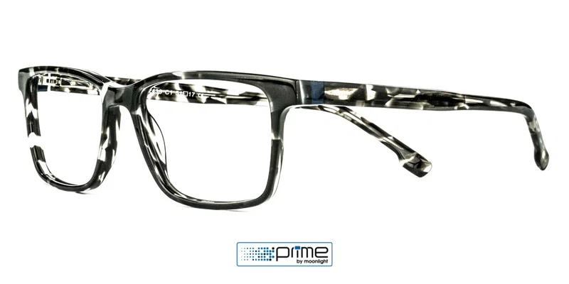 Ramă ochelari BLP 2439 c1 Prime negru și albastru, vedere frontală