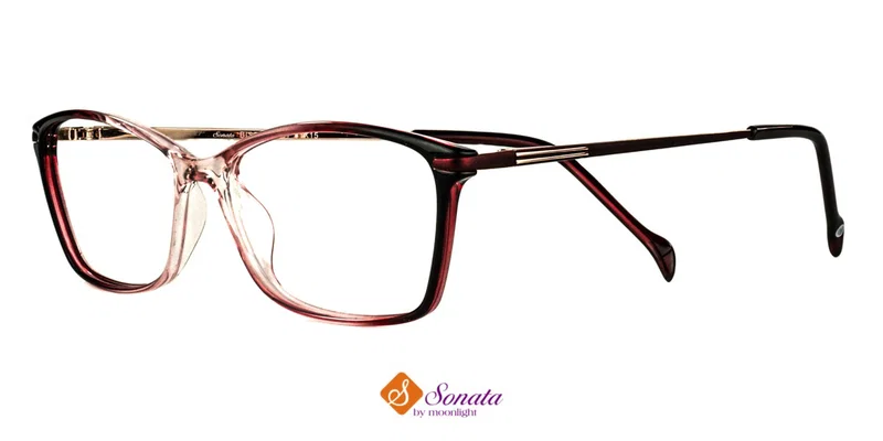 Rame de ochelari BIST 2678 c1 Sonata în culorile claret și roz