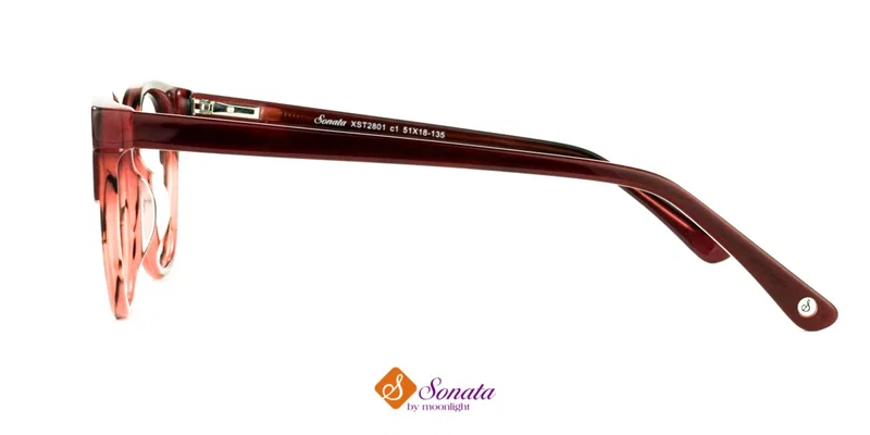 Detaliu ramă de vedere XST 2801 c1 Sonata, culoare claret