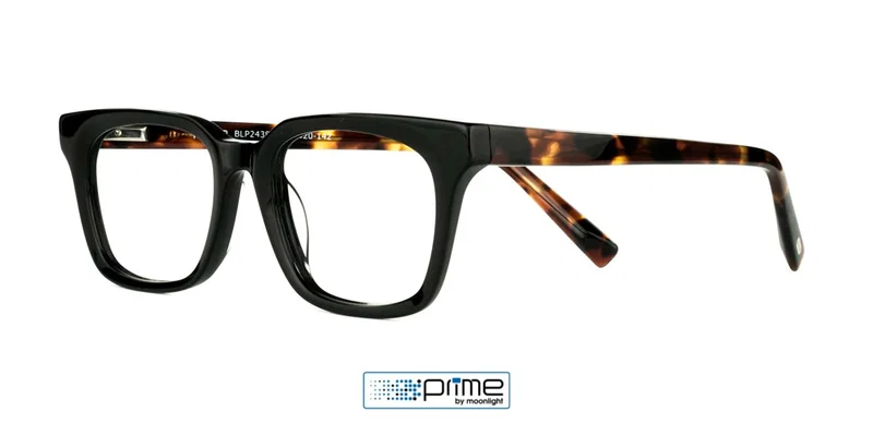 Ramă de ochelari BLP 2438 c1 Prime pentru bărbați, culoare neagră