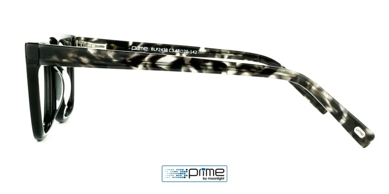 Detaliu ramă de ochelari neagră BLP 2438 c3 Prime