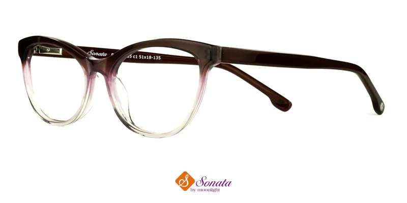 Rame de ochelari BLST 2685 c1 Sonata maro și violet, vedere frontală