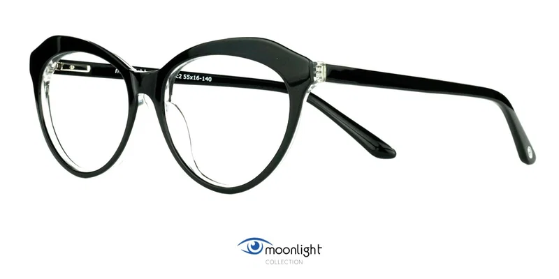 Rame negre BLM 2554 c2 Moonlight, vedere frontală