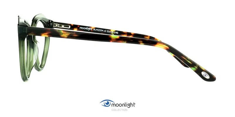 Detaliu ramă BLM 2554 c3 Moonlight în culori verde și portocaliu