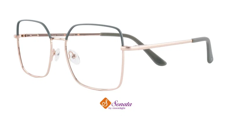 Rame BIST 3637 c3 Sonata pentru femei, metal, auriu și gri