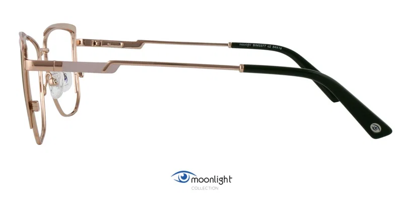 BIM 3377 c2 Moonlight, ramă de vedere metalică, detaliu de design