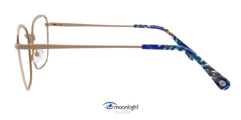 BIM 3378 c2 Moonlight, ramă de ochelari în nuanțe bej și auriu