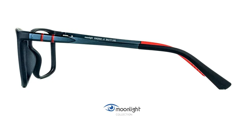 Rama de ochelari pentru bărbați XM 2552 c1, culoare black și claret