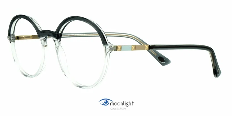 Ramă de ochelari TWM 3505 c2 Moonlight în culorile auriu și verde, vedere frontală