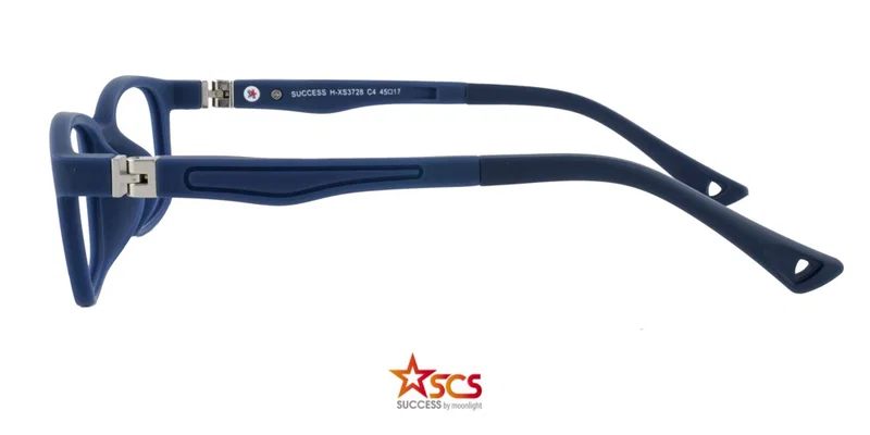Detaliu ramă de ochelari copii H XS 3728 c4 Success bleumarin