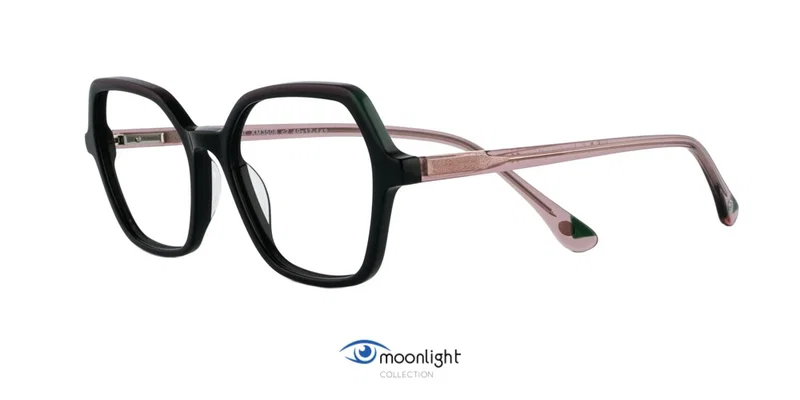 Ramă de ochelari XM 3508 c2 Moonlight negru și verde, vedere frontală