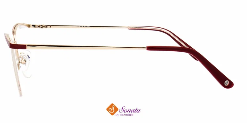 Detaliu rame metalice RST 3657 c1 Sonata, culoare claret și auriu