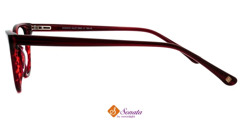 Detaliu ramă de ochelari bordo GLST 3662 c1 Sonata