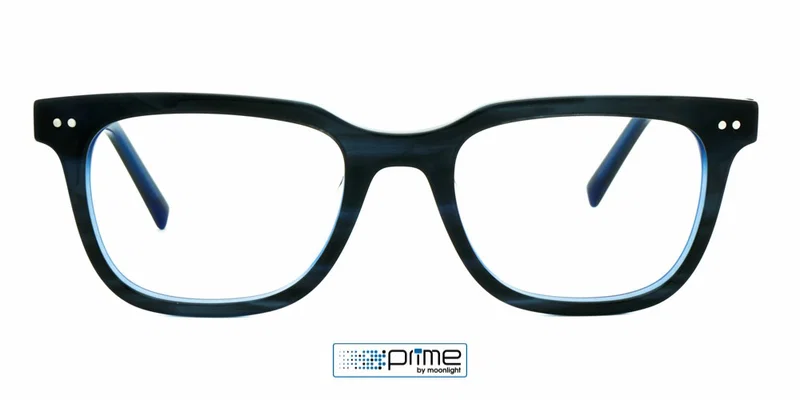 GLP 3421 c3 Prime, ramă completă din plastic, culoare bleumarin, vedere laterală