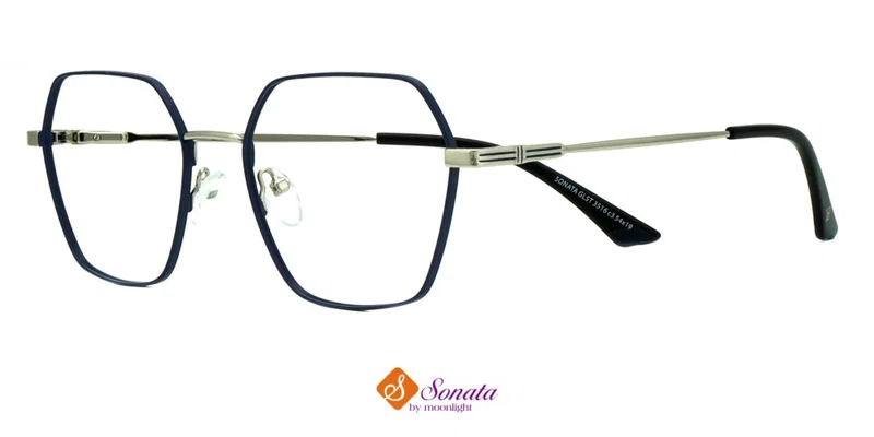 Rame de ochelari pentru femei GLST 3516 c3 Sonata, bleumarin și argintiu