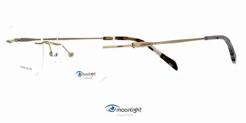 Ramă de ochelari TYM 3522 c2 Moonlight în culori auriu și roz – vedere frontală