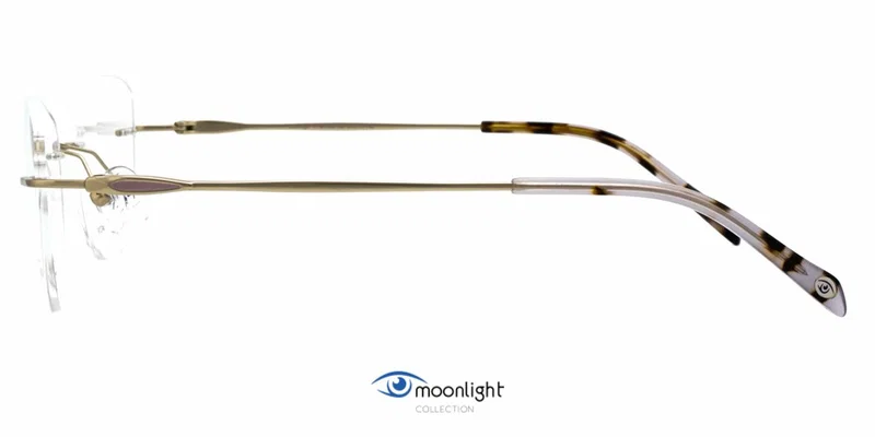 TYM 3522 c2 Moonlight, ramă din titan pentru femei – vedere din unghi