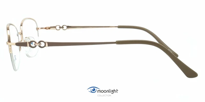 Rame TYM 3528 c3 Moonlight pentru femei, design bej și auriu