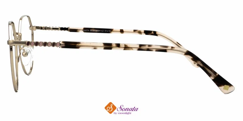 Detaliu ramă de vedere GLST 3691 c2 Sonata cu montură metalică integrală