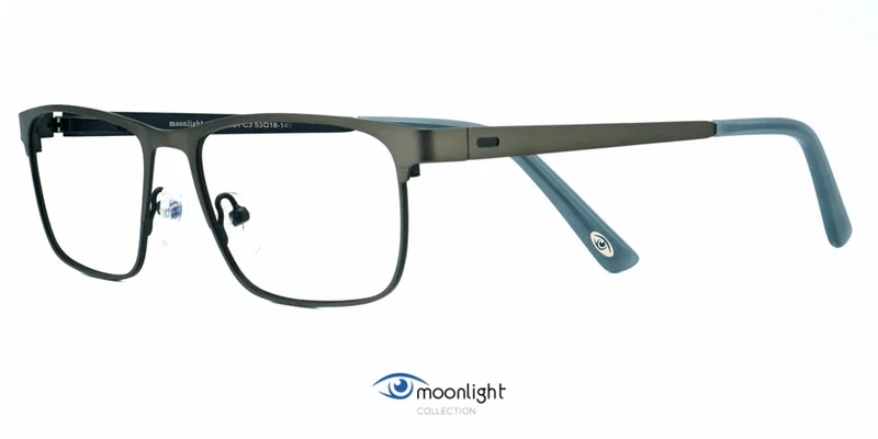 TYM 3531 c3 Moonlight, ramă de ochelari din titan în culorile albastru și gunmetal