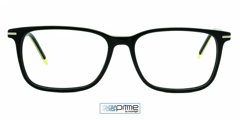 Detaliu rame ochelari XP 3436 c2 Prime, combinație negru și galben