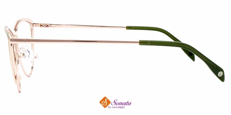 Model BIST 3696 c3 Sonata cu montură integrală, culoare verde