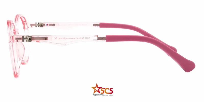 Detaliu ramă de ochelari roz EH XS 3785 c2 Success